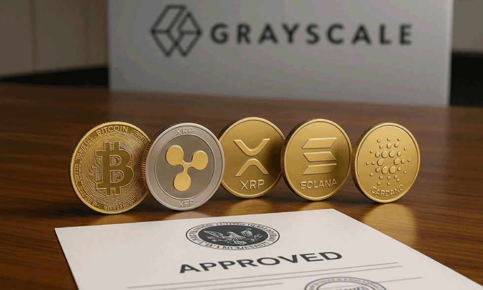 Grayscale launches multi asset crypto ETF combining Bitcoin Ethereum and Solana